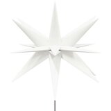  Božićna svjetiljka sa šiljkom za tlo LED sklopiva bijela 57 cm | shoptok.hr