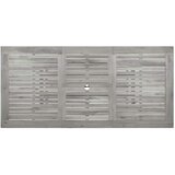  Vrtni blagovaonski stol (120-170) x 80 x 75 cm od drva bagrema | shoptok.hr