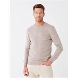 LC Waikiki Classic Crew Neck Long Sleeve Men's Knitwear Sweater.