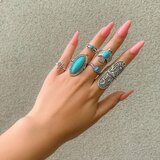 Fenzy Set Prstenja, Srebrne Boje | shoptok.hr