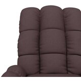  Naslonjač od tkanine tamnosmeđi | shoptok.hr