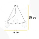  VISEČA SVETILKA 73/15/90 cm E14 | Shoptok.si