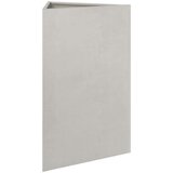 vidaXL Vrtno korito 2 kosa trikotnik 50x43x75 cm nerjavno jeklo | Shoptok.si