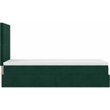  Okvir kreveta s madracima tamnozeleni 100x200cm baršunasti | shoptok.hr