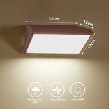  Brilagi - LED RGBW spoljašnje zidno svetlo TRIANGLE 1xE27/15W/230V braon IP65 | Eponuda.com