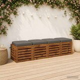  Set jastučića od 4 komada SOEST 4 pcs 100% poliester Siva Slike