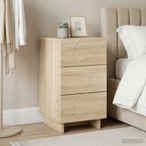  Noćni ormar Hrast sonoma 33,5 x 34,5 x 60 cm Konstruirano drvo Cijene