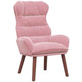 vidaXL Relaxacijska stolica Roza Velur | Shoptok.si