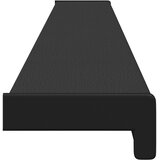  Prozorska klupčica Crno s drvenim uzorkom 160 x 10 x 4,5 cm PVC | shoptok.hr