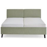 Meise Möbel Svetlo zelena oblazinjena zakonska postelja z letvenim dnom 180x200 cm Piano – | Shoptok.si