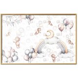  Plakat - Bears in the Sky 60x40 Zlatni okvir | shoptok.hr