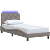  Okvir kreveta s LED-om bez madraca 90x200cm tkanine | shoptok.hr