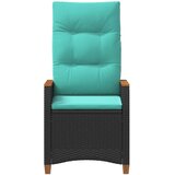  Ležaljka u vrtu Crna i Tirkizna 64 x 57,5 x 112 cm poliratan | Eponuda.ba