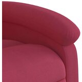 Električni masažni naslonjač na podizanje boja vina baršun | shoptok.hr