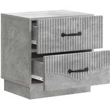  Noćni ormar Betonska siva 43 x 34,5 x 44,5 cm Konstruirano drvo | shoptok.hr