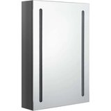  Kupaonski ormarić s ogalom sjajni sivi 50 x 13 x 70 cm | shoptok.hr