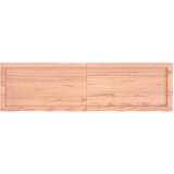  Kupaonska radna ploča svjetlosmeđa 140x40x(2-4) cm masivno drvo | shoptok.hr