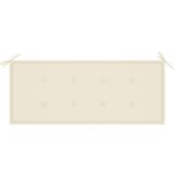  Sklopiva vrtna klupa s jastukom 118 cm od bambusa | shoptok.hr