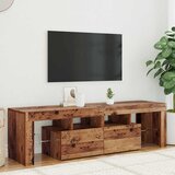 TV ormarić LED boja drva 140 x 36,5 x 40 cm konstruirano drvo | shoptok.hr