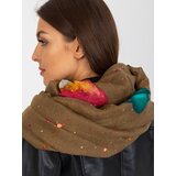 Factory Price Scarf-AT-KM-TS06.32P-dark beige | shoptok.hr