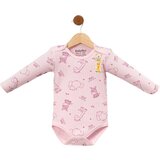  bodi za bebe dugi rukav roze 01-3g- Cene