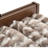  Zastor protiv insekata smeđe-sivi i bijeli 90 x 220 cm šenil | shoptok.hr