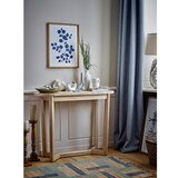 Bloomingville Stranska mizica iz masivnega kavčukovca v naravni barvi 35x100 cm Serrone – | Shoptok.si