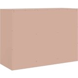 vidaXL Komoda ružičasta 99 x 39 x 73 cm čelična | shoptok.hr
