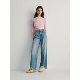 Reserved - Bluza na vezanje oko struka - pastelnoružičasto | shoptok.hr