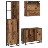 vidaXL set namještaja za kupaonicu 3 pcs staro drvo 80 x 33 x 60 cm | shoptok.hr
