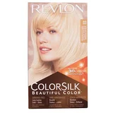 Revlon colorsilk Beautiful Color nijansa 03 Ultra Light Sun Blonde darovni set boja za kosu Colorsilk Beautiful Color 59,1 ml + razvijač boje 59,1 ml + regenerator 11,8 ml + rukavice