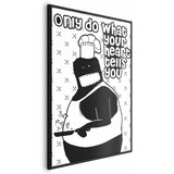  Plakat - Only Do What Your Heart Tells You 29.7x42 Crni okvir | shoptok.hr