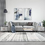  The Living Store Klubske mizice 2 kosa betonsko sive 50x50x40 cm konstruiran les - Klubska Mizica, (21553420) Cene