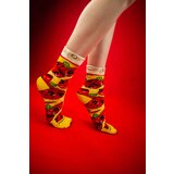 ZOOKSY/RAINBOW SOCKS Rainbow Socks 1 Pair Pepperoni Pizza Socks | shoptok.hr