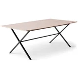 Hammel Furniture Proširiv blagovaonski stol s pločom stola u dekoru hrasta u prirodnoj boji 90x165 cm Meza –