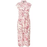 Pieces Košulja haljina 'PCKOI' roza / tamno roza / prljavo bijela