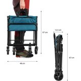  Sklopiva kamp prikolica tirkizna 70l nils | shoptok.hr