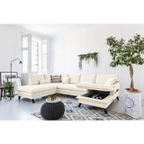 P & B SEDEŽNA GARNITURA, mikrovlakna bež | Shoptok.si