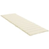 vidaXL Blazina za ležalnik krem 200x50x3 cm blago | Shoptok.si