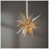 411566 - Božićna dekoracija DECEMBER zvezda 35 cm bež