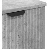 vidaXL kopalniška omara za umivalnik betonsko siva 60.5 x 33.5 x 61 cm | Shoptok.si