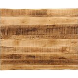 vidaXL Stolna ploča sa živi rub 100x80x2,5cm masivno grubo drvo manga | shoptok.hr