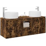  Set ormarića za kupaonicu 3 kom. Dimljeni hrast Smeđa 49,5 x 44,5 x 66 cm | Shoptok.si