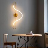 Toolight APP858-W Long Gold LED zidna svjetiljka | shoptok.hr