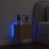  Zidni TV ormarić s LED svjetlima boja hrasta 30,5 x 35 x 30 cm | Eponuda.com