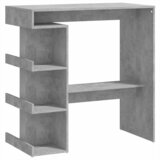  Barski stol sa stalkom boja betona 100 x 50 x 101,5 cm drveni | Eponuda.com