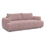 Bobochic Paris Rožnata raztegljiva/s prostorom za shranjevanje sedežna garnitura 251 cm Fuji – | Shoptok.si