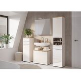 Germania Krem visok/uski kupaonski ormarić u sjajnom dekoru 39x112 cm Tavira – | shoptok.hr