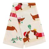 Rex London Bombažna kuhinjska krpa 70x50 cm Festive Sausage Dog – | Shoptok.si
