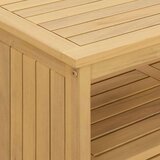  Vrtna konzola s pohranom Svijetla akacija 110 x 35 x 75 cm - 110 x 35 x 75 cm Svijetli bagrem | shoptok.hr
